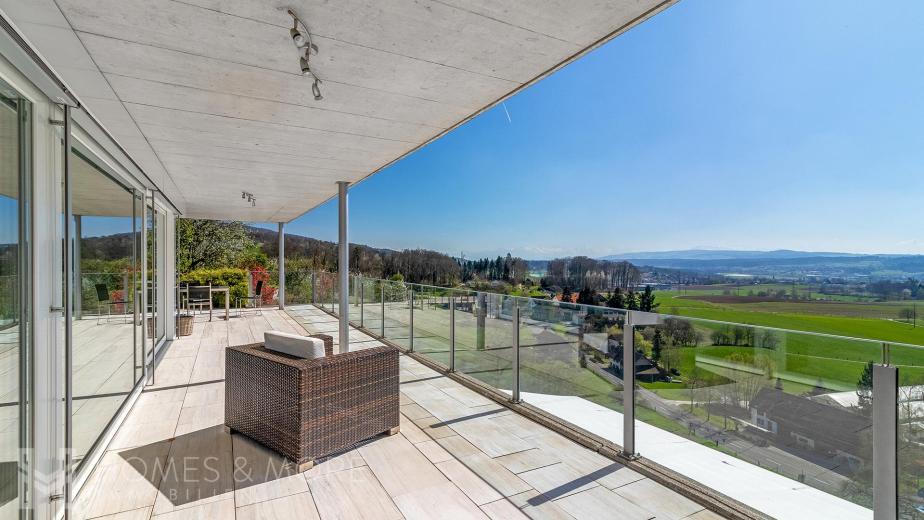 Haus zu verkaufen in Niederrohrdorf - EXKLUSIVES DESIGNERHAUS MIT INFINITYPOOL UND PANORAMASICHT - Smart Propylaia (30)