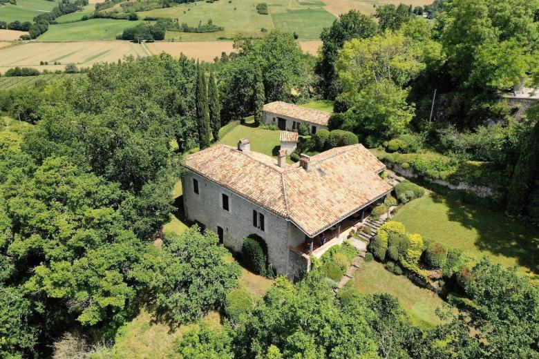 Haus zu verkaufen in Montcuq - Presbyterium aus dem 18. Jahrhundert, seine 4000 m2 großen Parkanlagen und seine Ruhe - Smart Propylaia (54)