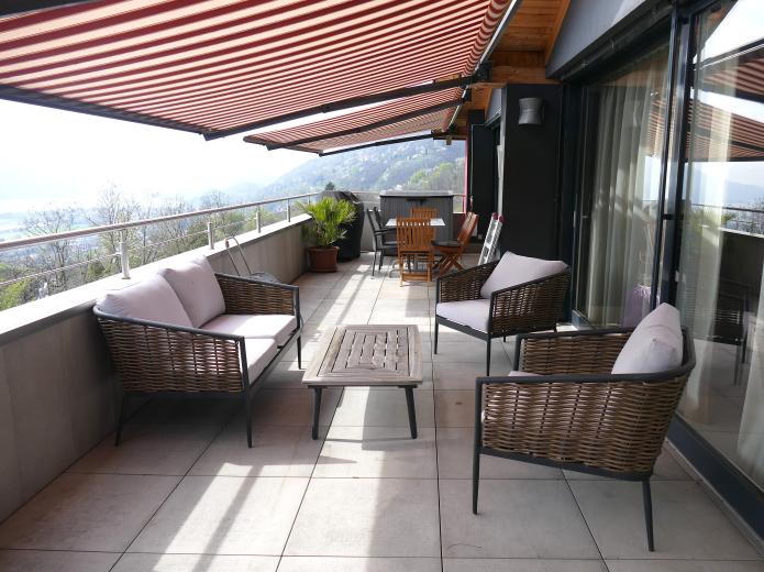 Wohnung zu verkaufen in Bosco Luganese - Schönes 5.5 Zimmer PENTHOUSE mit großer Terrasse und Seeblick wenige Minuten von Lugano entfernt. - Smart Propylaia (3)