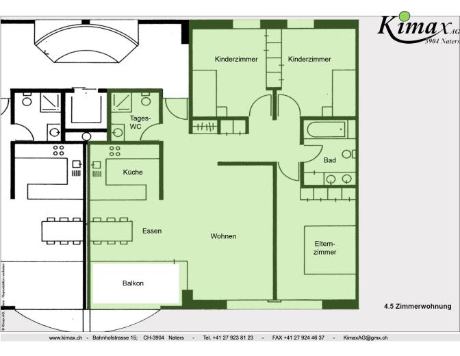 Wohnung zu vermieten in Naters - Smart Propylaia