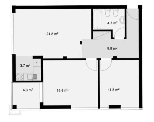 Handel/Industrie zu verkaufen in Chiasso - Büro zu verkaufen in Chiasso, 3 Zimmer, 67 m2 - Smart Propylaia (9)