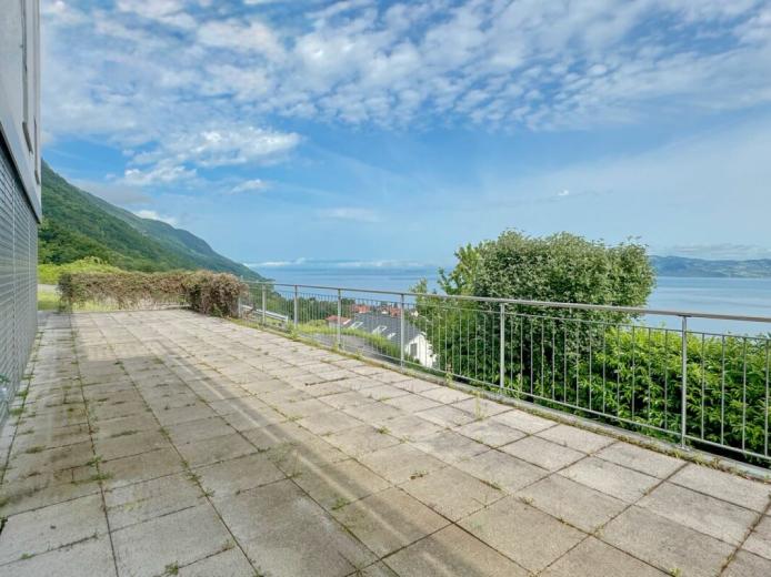 Maison à vendre à St-Gingolph - Luxueuse villa d'architecte avec vue imprenable à 180° sur le Lac Léman ! - Smart Propylaia (483)