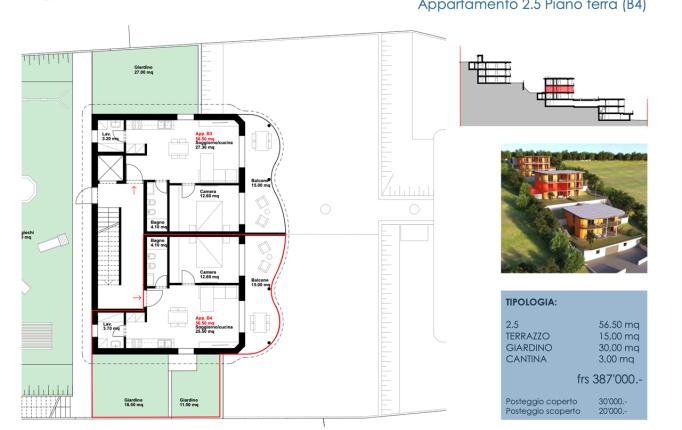 Appartamento in vendita a Lumino (4)