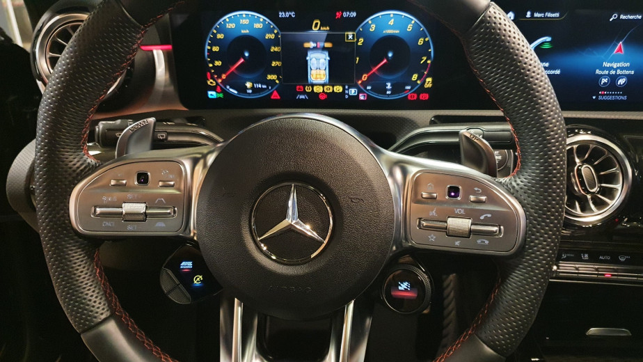 Mercedes-Benz A-Klasse Kompaktlimousine AMG à vendre - MERCEDES-BENZ A 45 S AMG 4Matic+ Speedshift (Limousine) - Smart Propylaia (9)