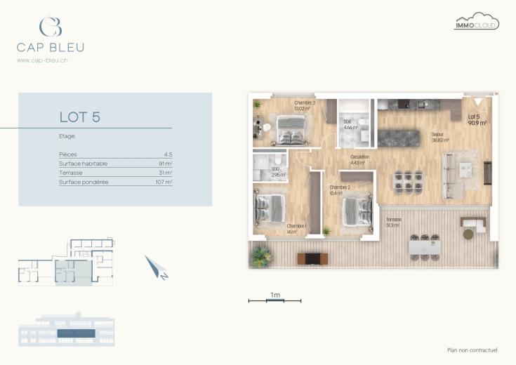 Appartamento in vendita a La Conversion - Smart Propylaia (10)