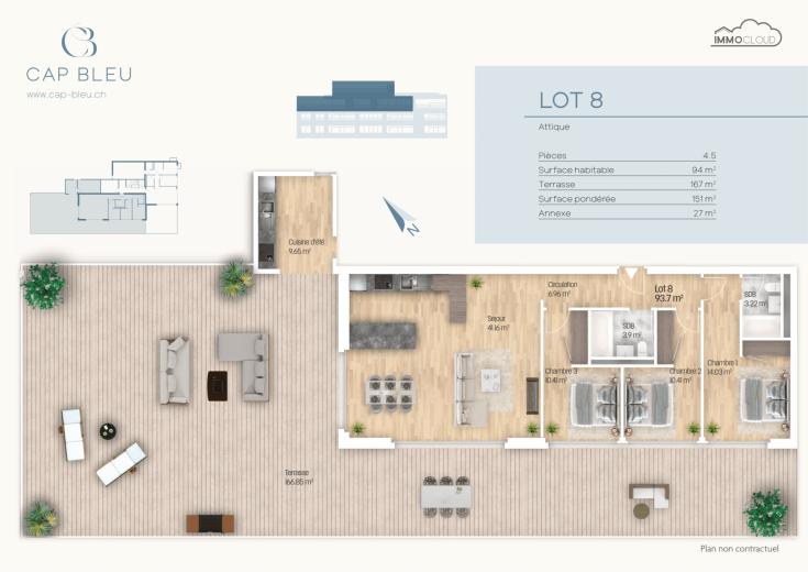 Appartamento in vendita a La Conversion - Smart Propylaia (10)