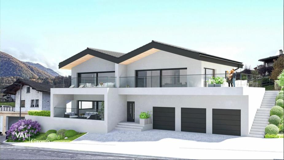 Grundstück zu verkaufen in Basse-Nendaz - Terrain idéalement situé pour projet de 3 appartements, permis en force copie - Smart Propylaia (3)