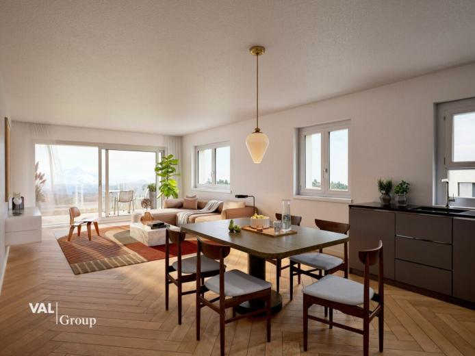 Wohnung zu verkaufen in Salins - Résidence \Les Abricotiers\ : 3.5 pièces au rez-de-chaussée avec balcon - Smart Propylaia (9)