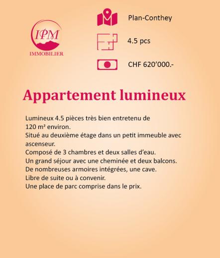 Appartement à vendre à Conthey - Smart Propylaia