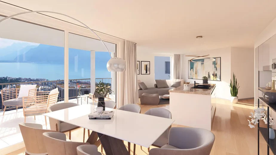 Appartement à vendre à Jongny - 4,5 pièces | Vue Imprenable | Jongny - Smart Propylaia (6)