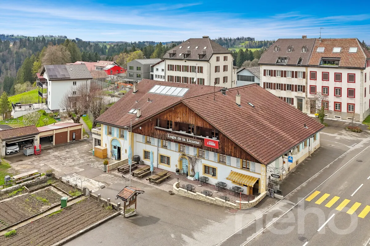 La Ferrière for sale Living and commercial building Switzerland - cChic-immoHub your real estate portal