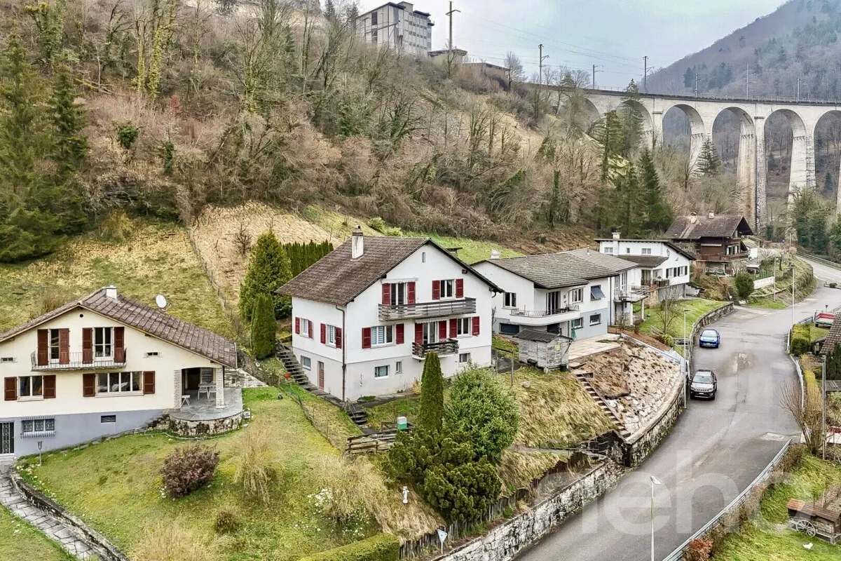 St-Ursanne for sale Living and commercial building Switzerland - cChic-immoHub your real estate portal