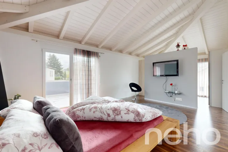 Maison à vendre à Grolley - Maison moderne et lumineuse avec piscine, cadre paisible garanti - Smart Propylaia (9)