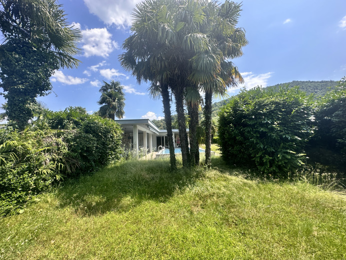 House for sale in Caslano - 5.5-room villa in need of renovation with large garden and swimming pool 300 meters from the lake - Smart Propylaia (6)