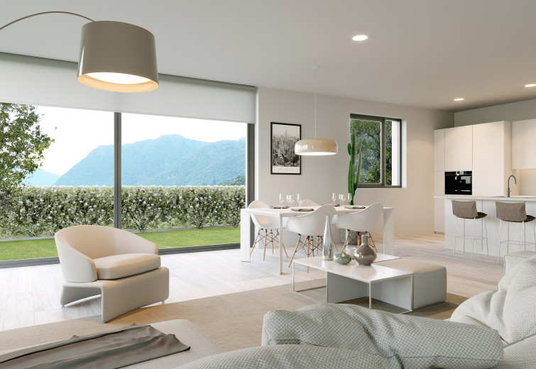 Appartement à vendre à Riva San Vitale - Appartement neuf de 4,5 pièces avec jardin dans une nouvelle résidence moderne en construction - Smart Propylaia (6)