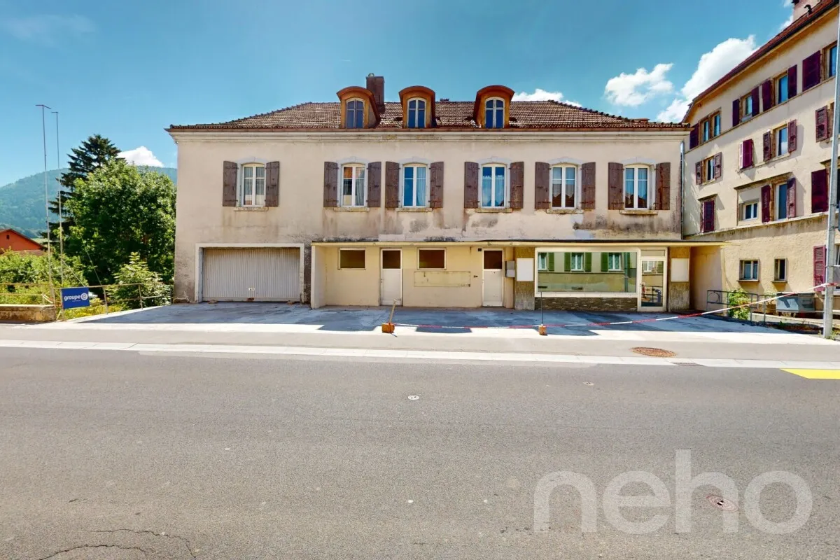 Travers à vendre Immeuble commercial et d'habitation Suisse - cChic-immoHub votre portail immobilier