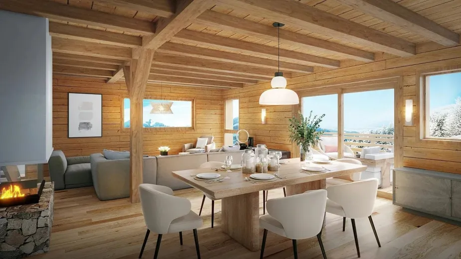 House for sale in Combloux - Luxury family chalet – Mont Blanc view in Combloux - Smart Propylaia (21)