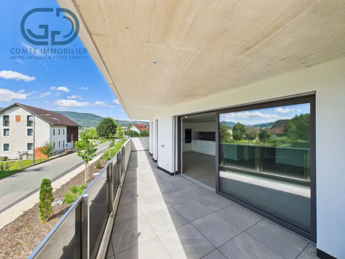 Appartement à vendre à Rossemaison - Appartement neuf de 4,5 pièces avec une grande terrasse - Haute performance énergétique - Smart Propylaia (9)