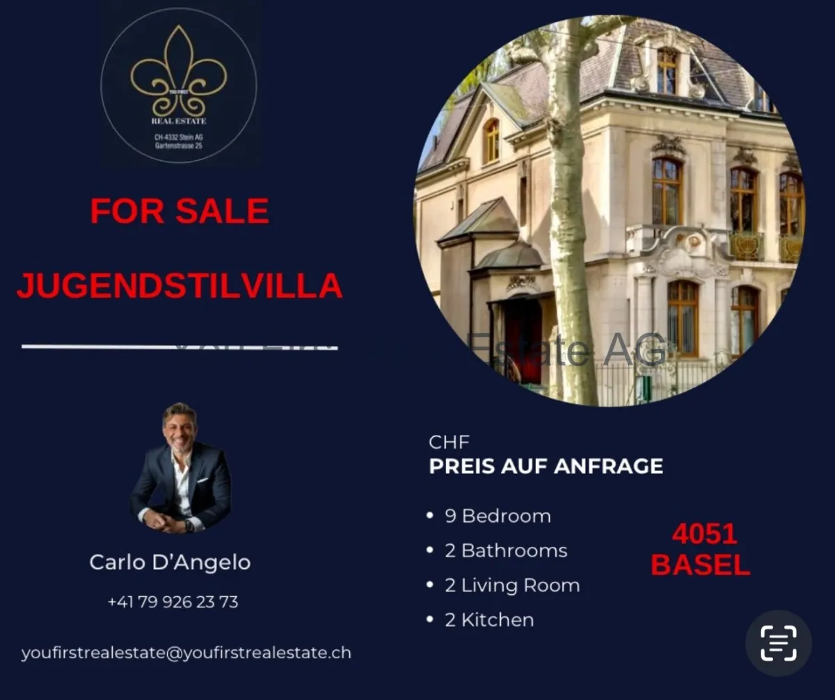 Basel à vendre Villa Suisse - cChic-immoHub votre portail immobilier