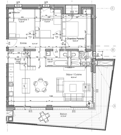 Wohnung zu verkaufen in Berlens - Attikawohnung zu verkaufen in Berlens, 4.5 Zimmer, 120 m2 - Smart Propylaia (6)