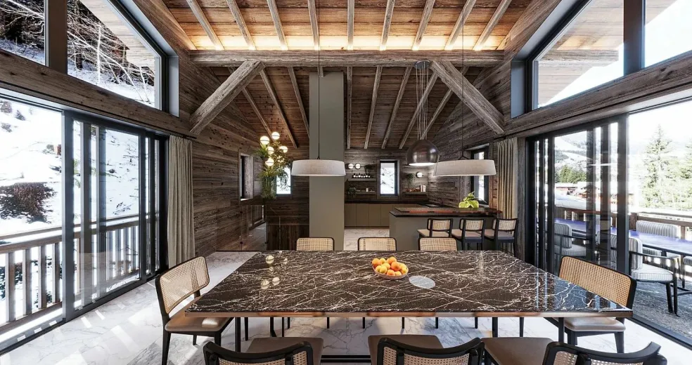 House for sale in Châtel - New Build Luxurious Chalet – 4 Bedrooms, 4 Bathrooms, Jacuzzi & Wellness Area - Smart Propylaia (9)
