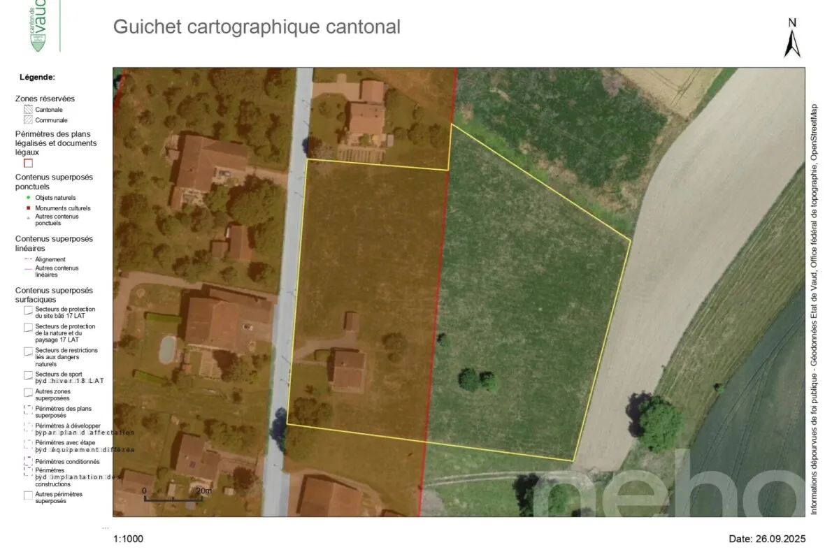 Daillens for sale Building plot Switzerland - cChic-immoHub your real estate portal