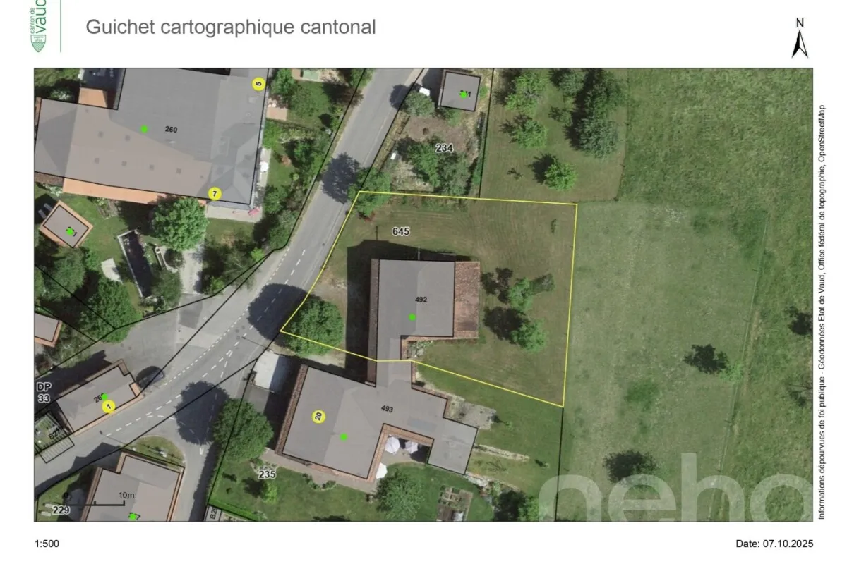 Essertines-sur-Yverdon for sale Building plot Switzerland - cChic-immoHub your real estate portal