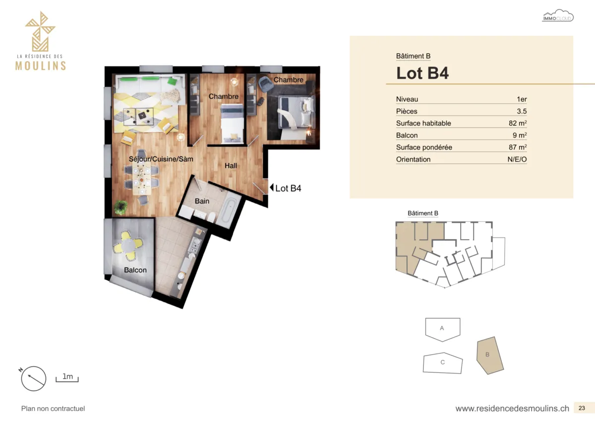 Massonnens for sale Apartment Switzerland - cChic-immoHub your real estate portal