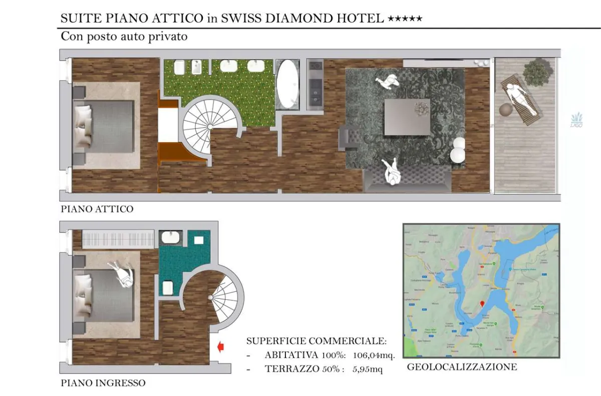 Vico Morcote à louer Appartement Suisse - cChic-immoHub votre portail immobilier