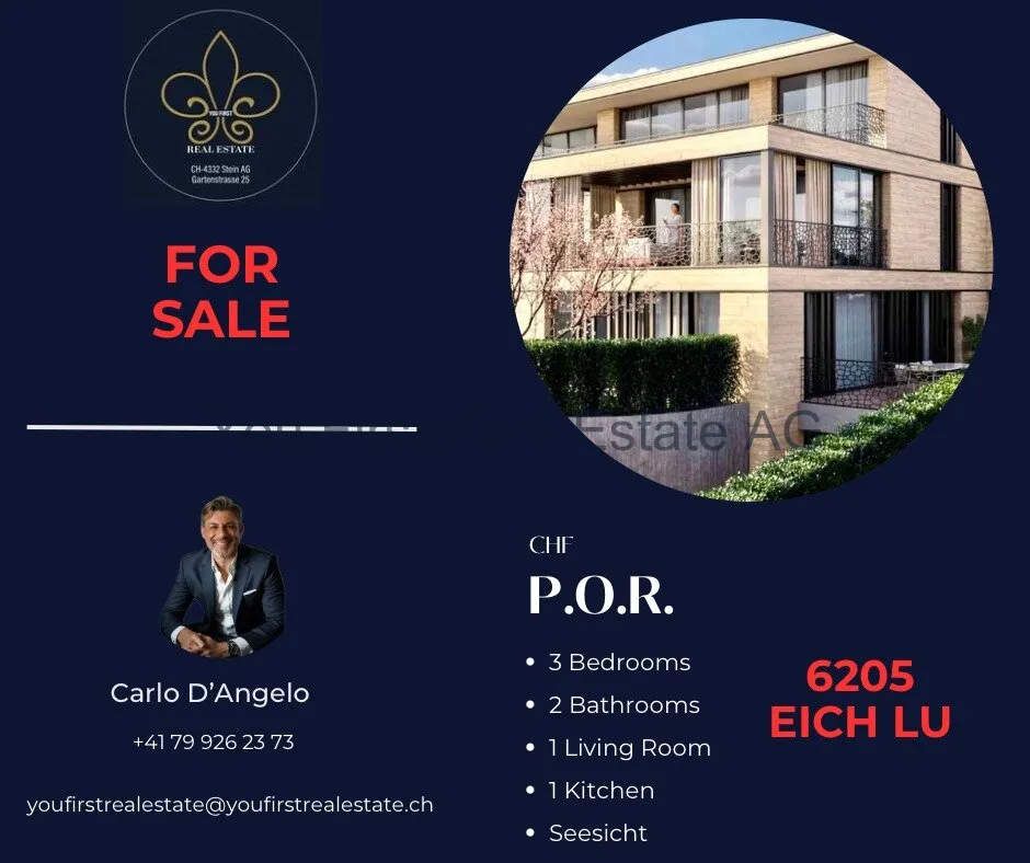 Eich for sale Duplex Switzerland - cChic-immoHub your real estate portal