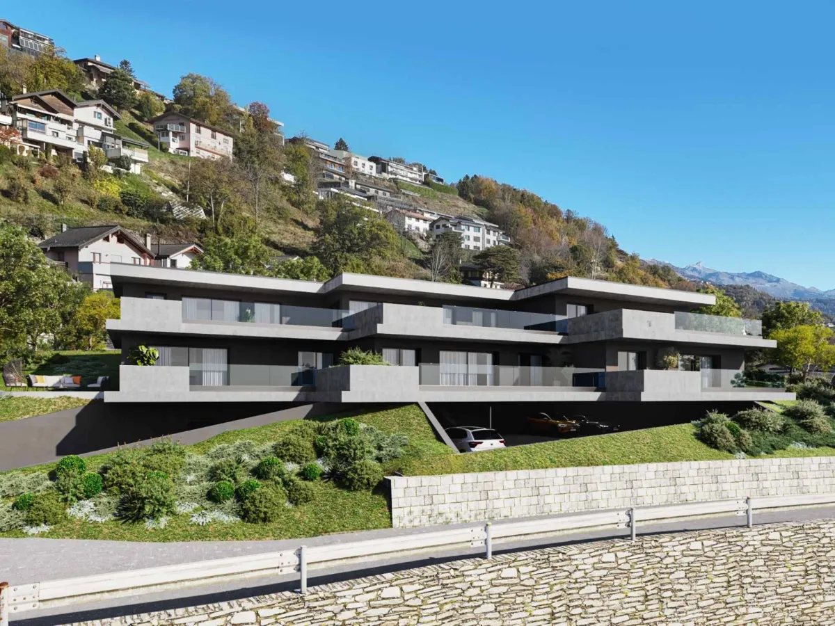 Savièse zu verkaufen Attikawohnung Schweiz - cChic-immoHub Ihr Immobilienportal