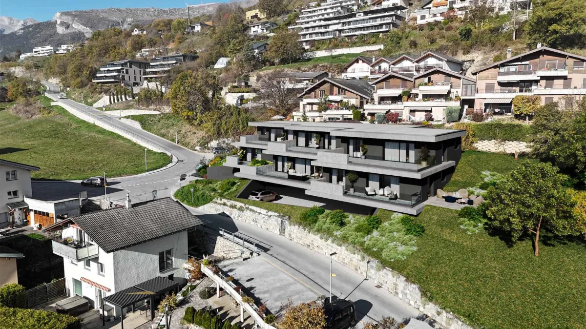 Savièse zu verkaufen Attikawohnung Schweiz - cChic-immoHub Ihr Immobilienportal