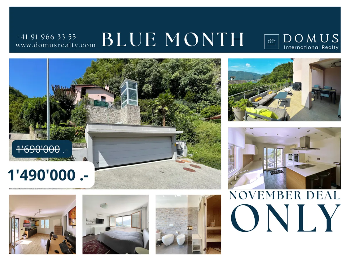 Lugano zu verkaufen Villa Schweiz - cChic-immoHub Ihr Immobilienportal