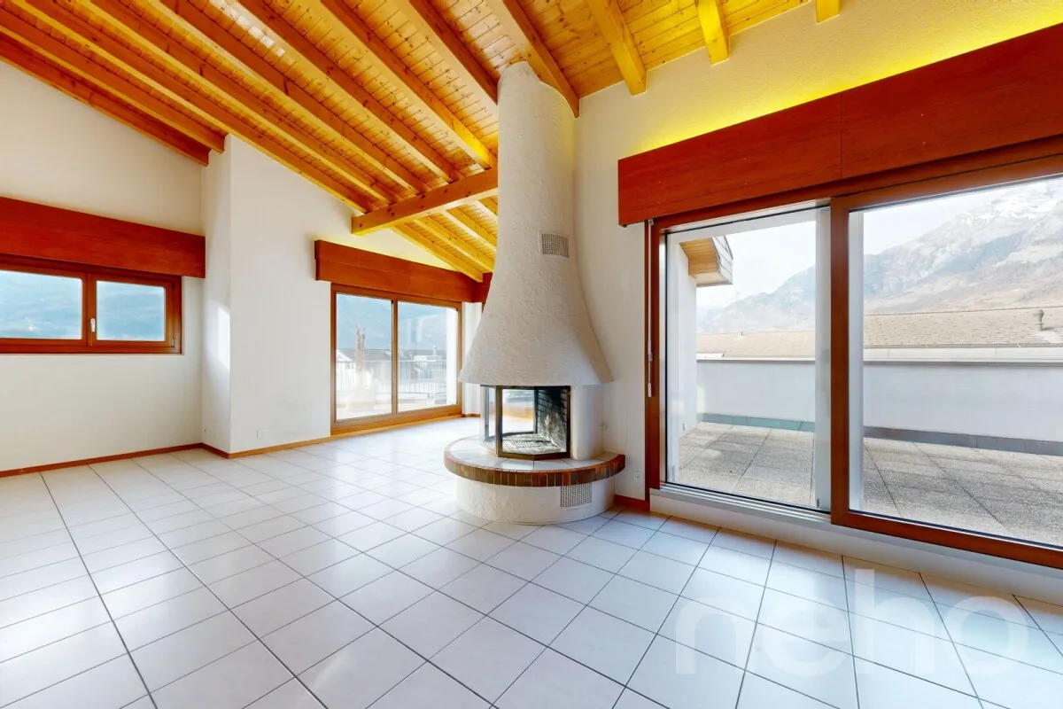 Conthey zu verkaufen Attikawohnung Schweiz - cChic-immoHub Ihr Immobilienportal