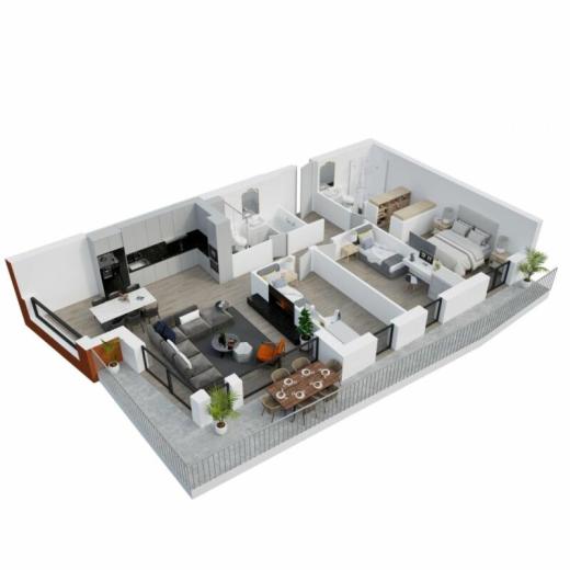 Wohnung zu verkaufen in Monthey - Wohnung zu verkaufen in Monthey, 4.5 Zimmer, 137 m2 - Smart Propylaia (6)