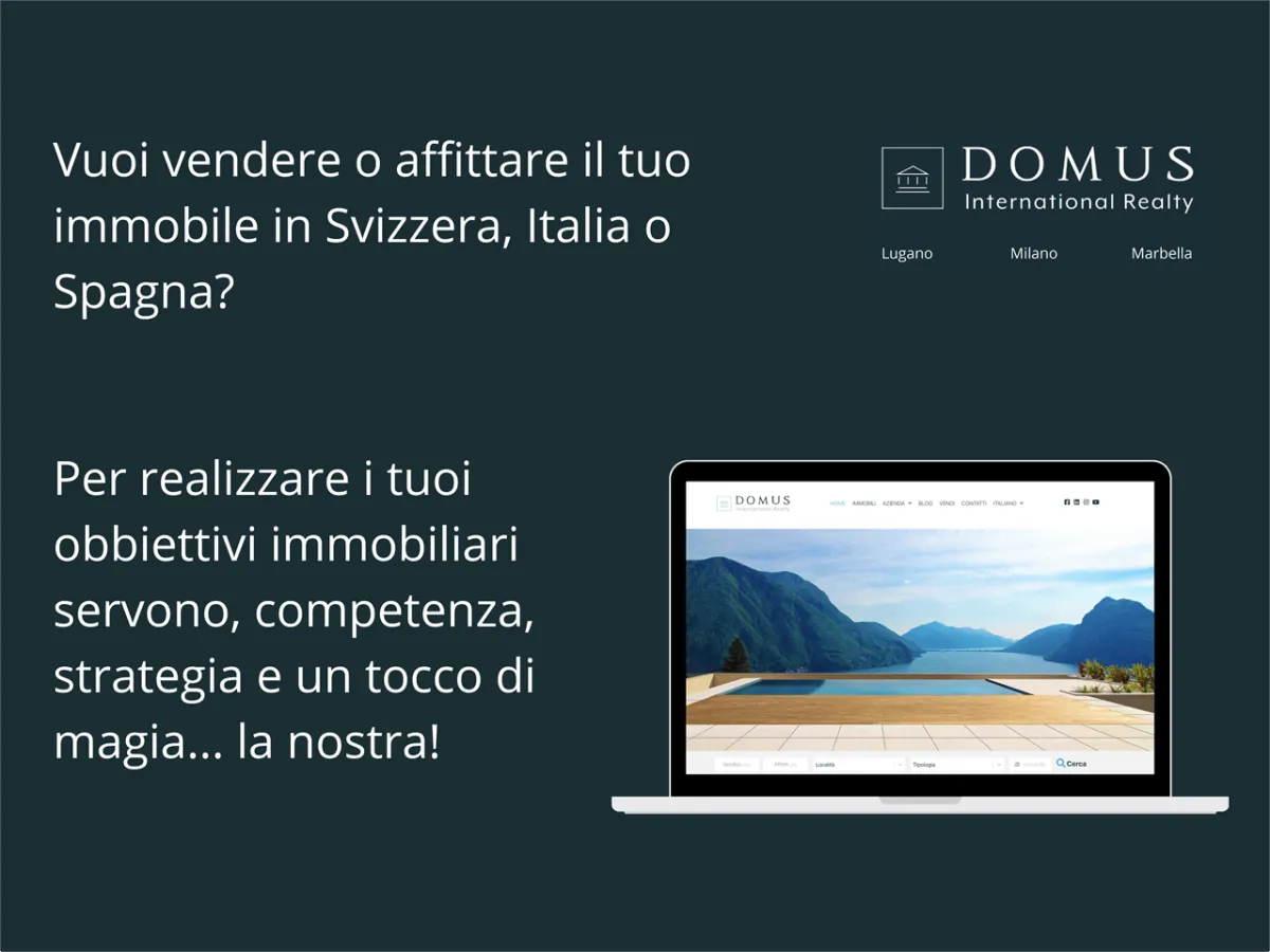 Lugano In vendita Appartamento Svizzera - 
cChic-immoHub Il vostro portale immobiliare