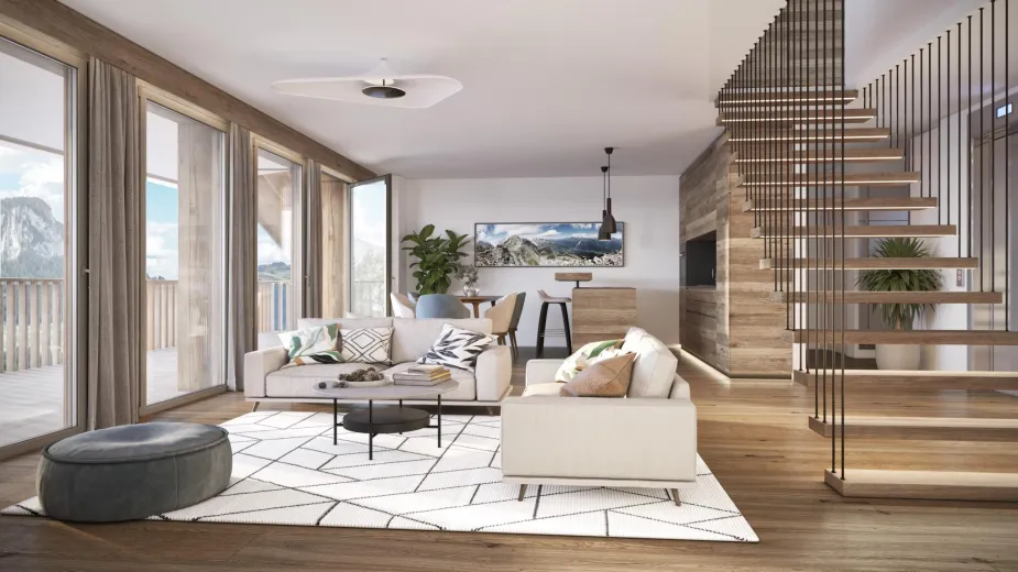 A vendre Château-d'Oex Appartement en attique Suisse - cChic-immoHub votre portail immobilier