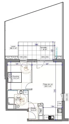 Wohnung zu verkaufen in Wissembourg - Wohnung zu verkaufen in Wissembourg, 2 Zimmer, 51.6 m2 - Smart Propylaia (3)