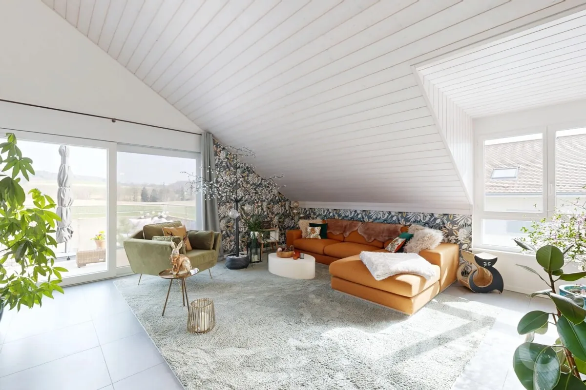 Boulens zu verkaufen Dachwohnung Schweiz - cChic-immoHub Ihr Immobilienportal