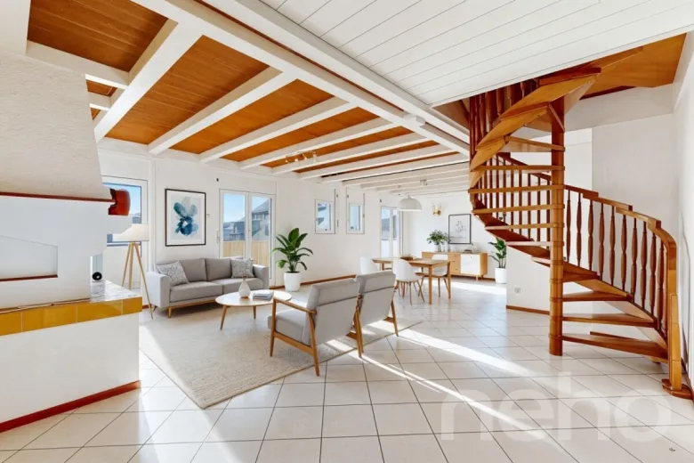 Zu verkaufen Lully FR Attikawohnung Suisse - cChic-immoHub Ihr Immobilienportal