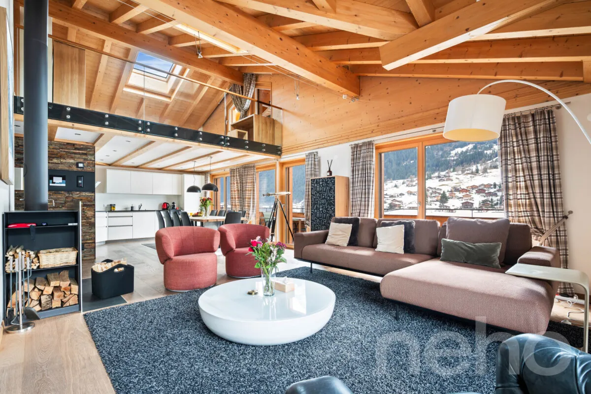 Burglauenen zu verkaufen Attikawohnung Schweiz - cChic-immoHub Ihr Immobilienportal