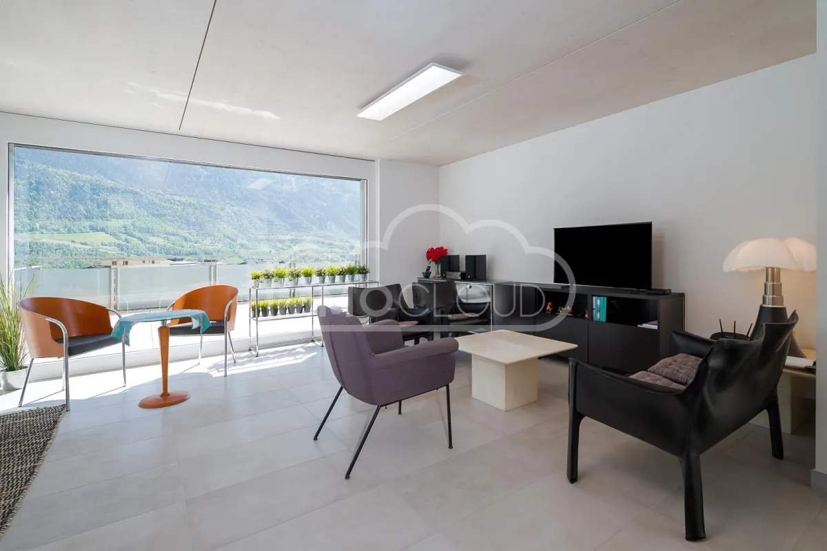 Sierre zu verkaufen Attikawohnung Schweiz - cChic-immoHub Ihr Immobilienportal