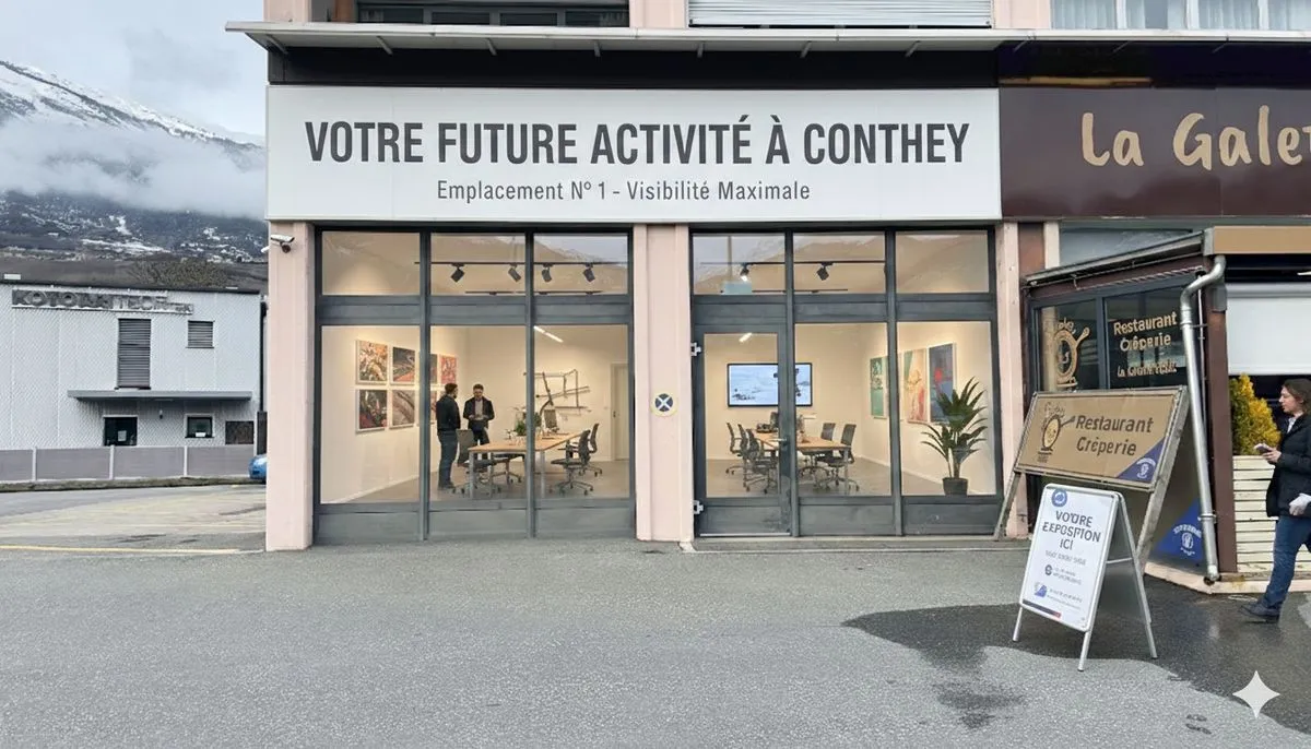 Conthey zu verkaufen  Ladenfläche Schweiz - cChic-immoHub Ihr Immobilienportal