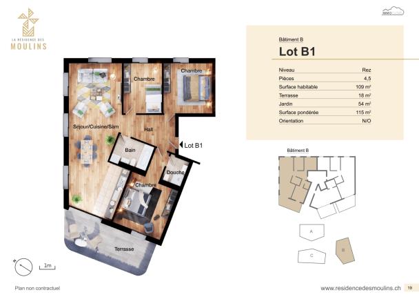 Wohnung zu verkaufen in Massonnens (4)