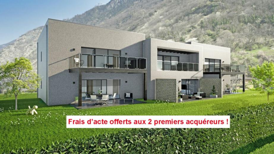 Appartement à vendre à Dorénaz - Appartement sur plan de 3,5 pièces avec balcon. - Smart Propylaia (111)