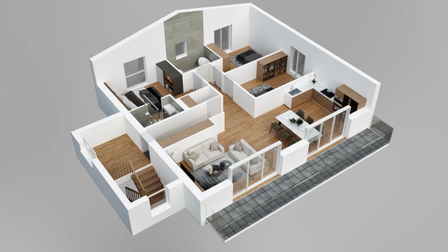 Wohnung zu verkaufen in Collombey - Wohnung zu verkaufen in Collombey, 4.5 Zimmer, 154 m2 - Smart Propylaia (6)