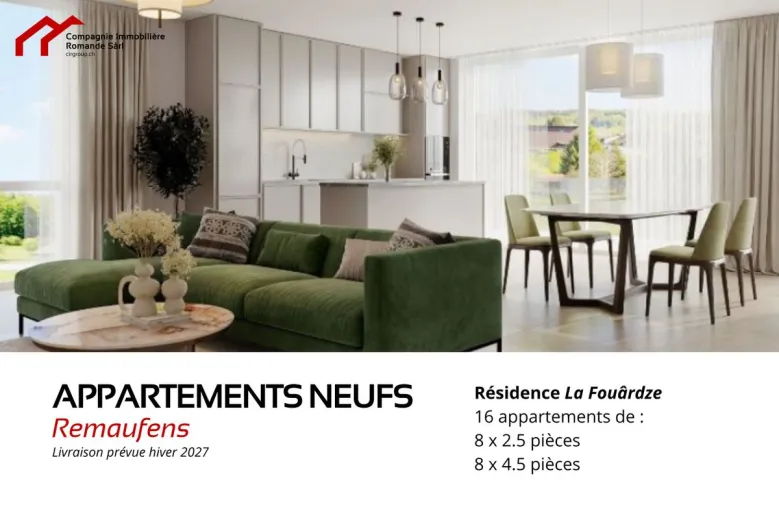Zu verkaufen Wohnung Remaufens Schweiz - Schweiz - cChic-immoHub Ihr Immobilienportal